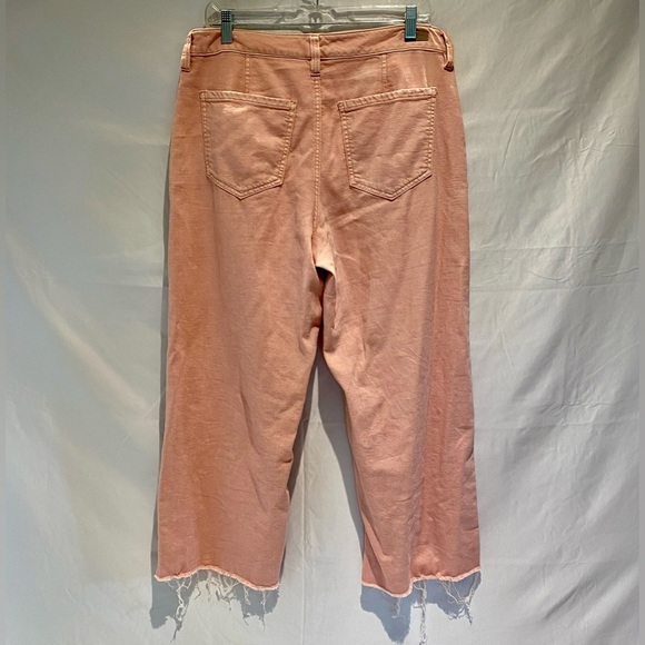 Liverpool Los Angeles Rose Blush Crop Denim Pants, size 10/30 - Picture 2 of 9
